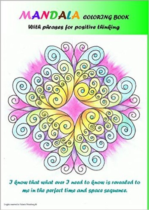 Product picture mandala coloring book with activation code 